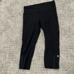 Lululemon black leggings size 10